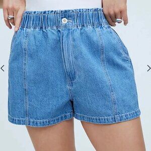 Madewell Denim Pull-On Paperbag Shorts size 29